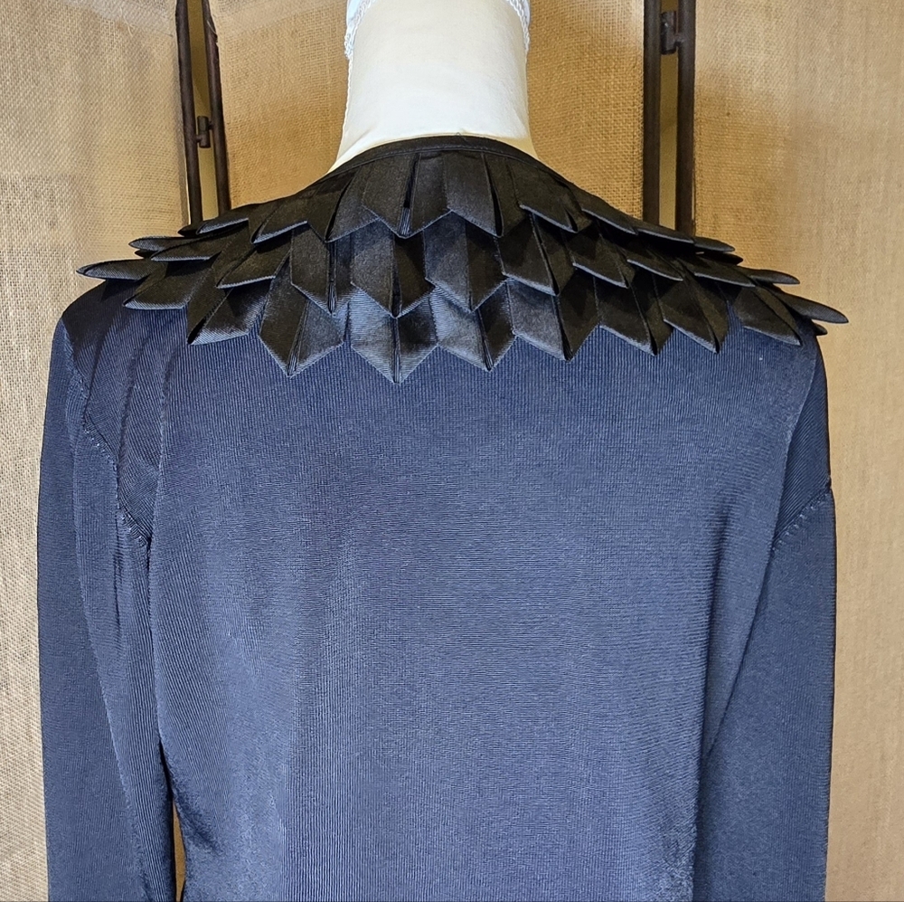 Ravel Black Ruffled Cardigan - Picture 3 of 5
